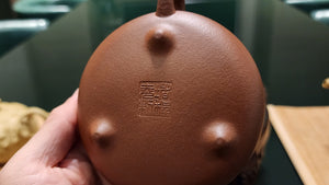 Han Tang Shi Piao 汉堂石瓢, 140ml, Gu Fa Lian Ni (Most Archaic Clay Forming) ~ Zi Ni *古法练泥~紫泥, L4 Assoc Master Du Cheng Yao 堵程尧。