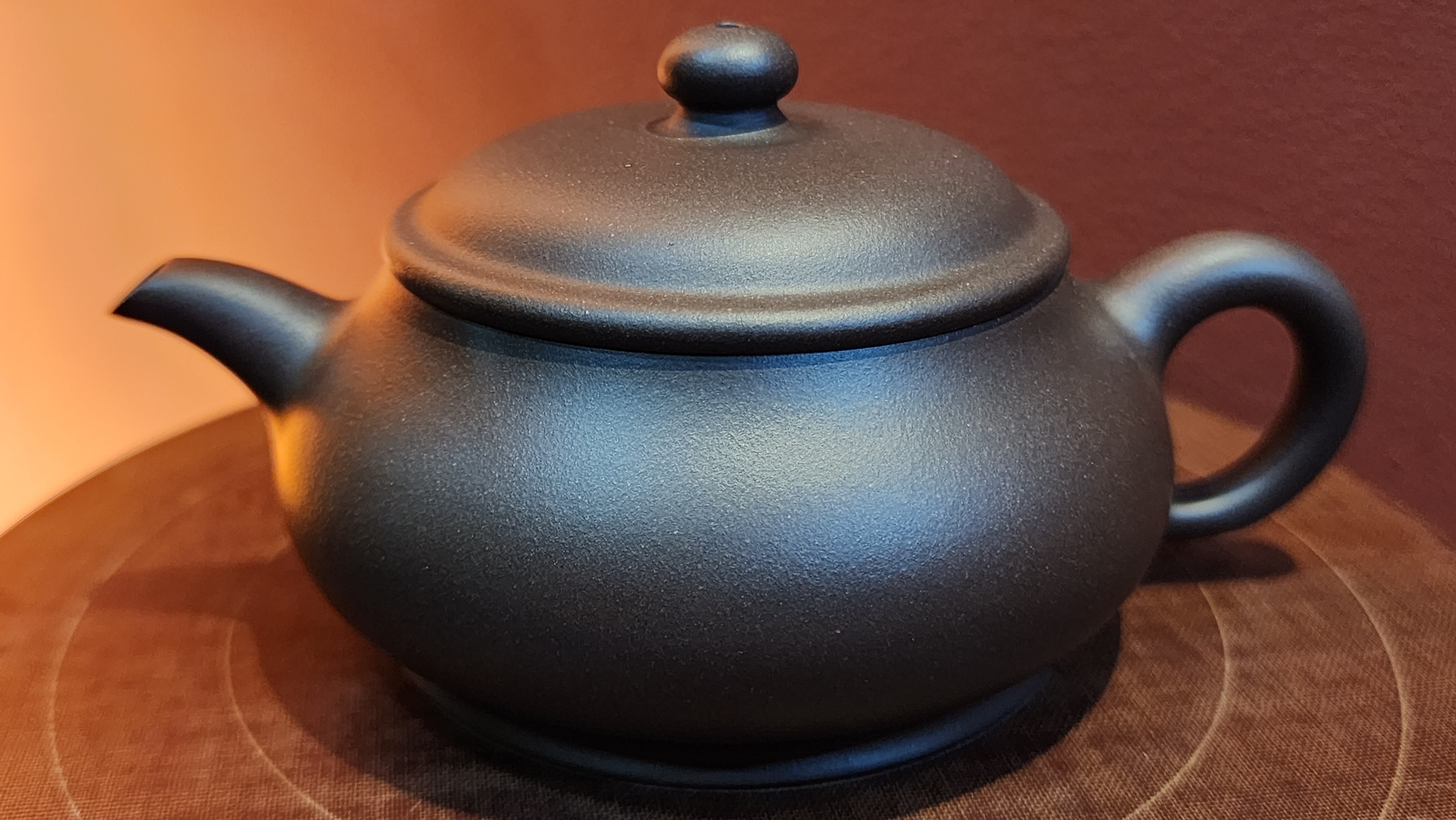 Ming Lu 明炉, 170ml, Lao Zi Ni 老紫泥, by our Collaborative Craftsman Chen Fa Chu 陈法初。