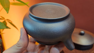 Pan Hu 番壶, 258ml, Da Shui Tan Zi Ni 大水潭紫泥, by our Collaborative Craftsman Chen Fa Chu 陈法初。