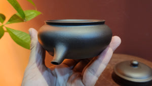 Ming Lu 明炉, 170ml, Lao Zi Ni 老紫泥, by our Collaborative Craftsman Chen Fa Chu 陈法初。