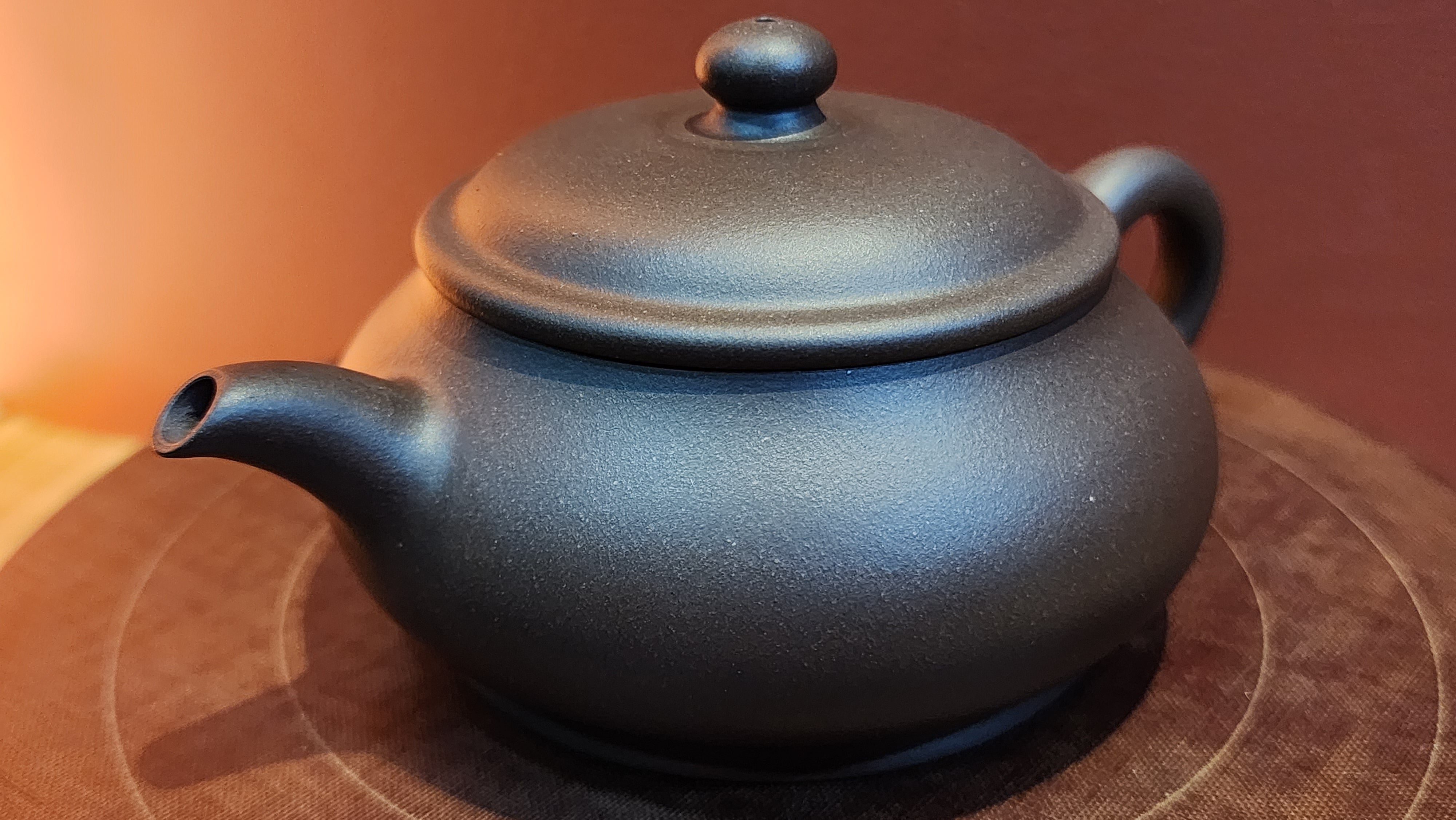 Ming Lu 明炉, 170ml, Lao Zi Ni 老紫泥, by our Collaborative Craftsman Chen Fa Chu 陈法初。