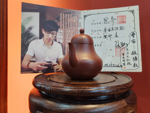 Si Ting 思亭 : Special : Exquisite Cao Family's ZhuNi DaHongPao 朱泥大红袍, made by L4 Assoc Master Artist Zhang Ke 助理工艺美术师, 张轲。- commissioned in April 2023 for our esteemed Canadian Patron Mr N.C..