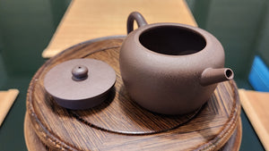 Ping Guo 苹果, 135ml, Gu Fa Lian Ni (Most Archaic Clay Forming) ~ Qing Hui Duan Ni *古法练泥~青灰段泥, L4 Assoc Master Du Cheng Yao 堵程尧。