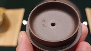 Ping Guo 苹果, 135ml, Gu Fa Lian Ni (Most Archaic Clay Forming) ~ Qing Hui Duan Ni *古法练泥~青灰段泥, L4 Assoc Master Du Cheng Yao 堵程尧。