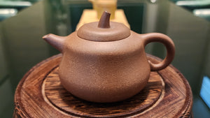 Hu Lu 葫芦, 180ml, Gu Fa Lian Ni (Most Archaic Clay Forming) ~ Lao Duan Ni *古法练泥~老段泥, L4 Assoc Master Du Cheng Yao 堵程尧。