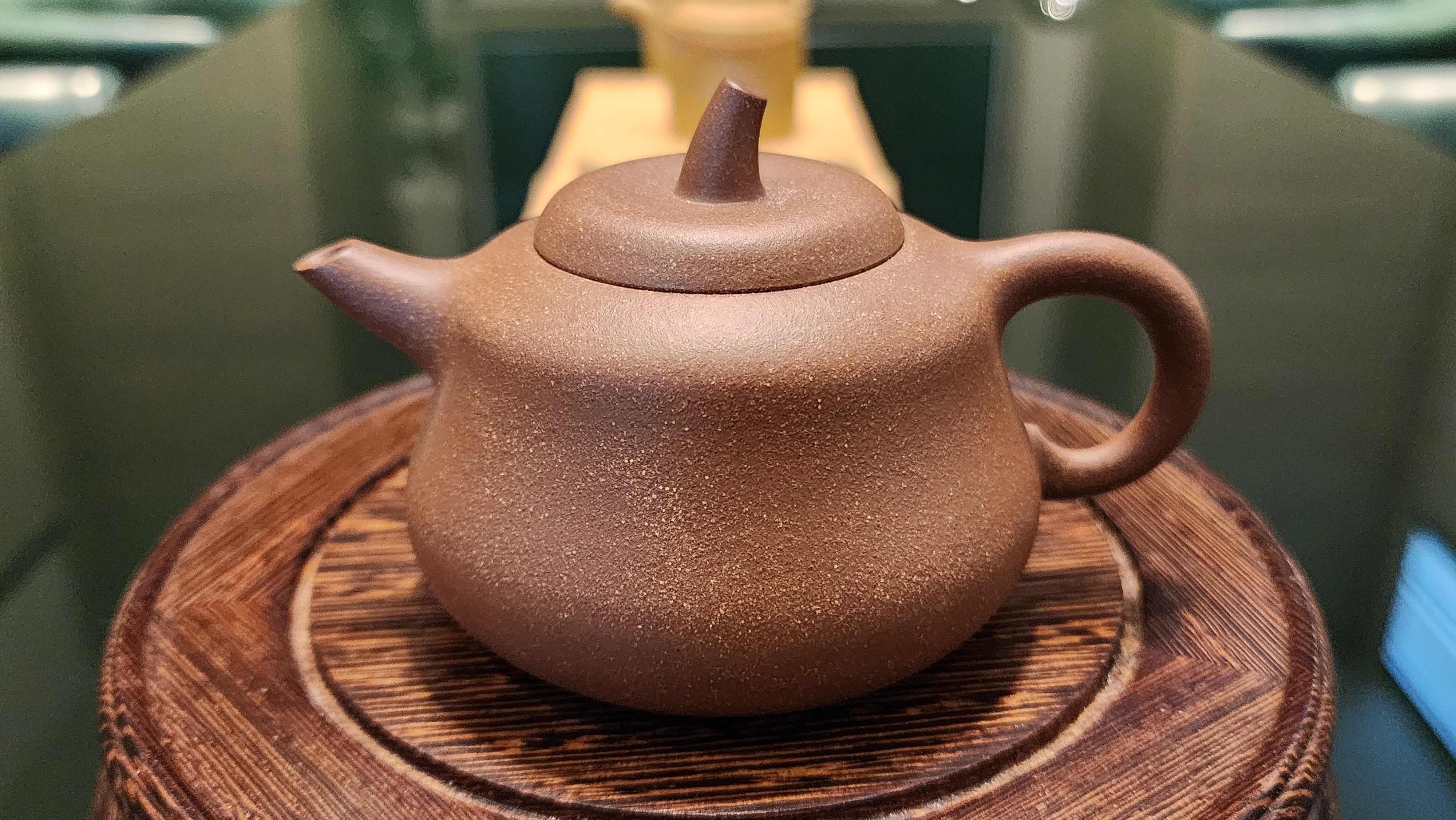 Hu Lu 葫芦, 180ml, Gu Fa Lian Ni (Most Archaic Clay Forming) ~ Lao Duan Ni *古法练泥~老段泥, L4 Assoc Master Du Cheng Yao 堵程尧。