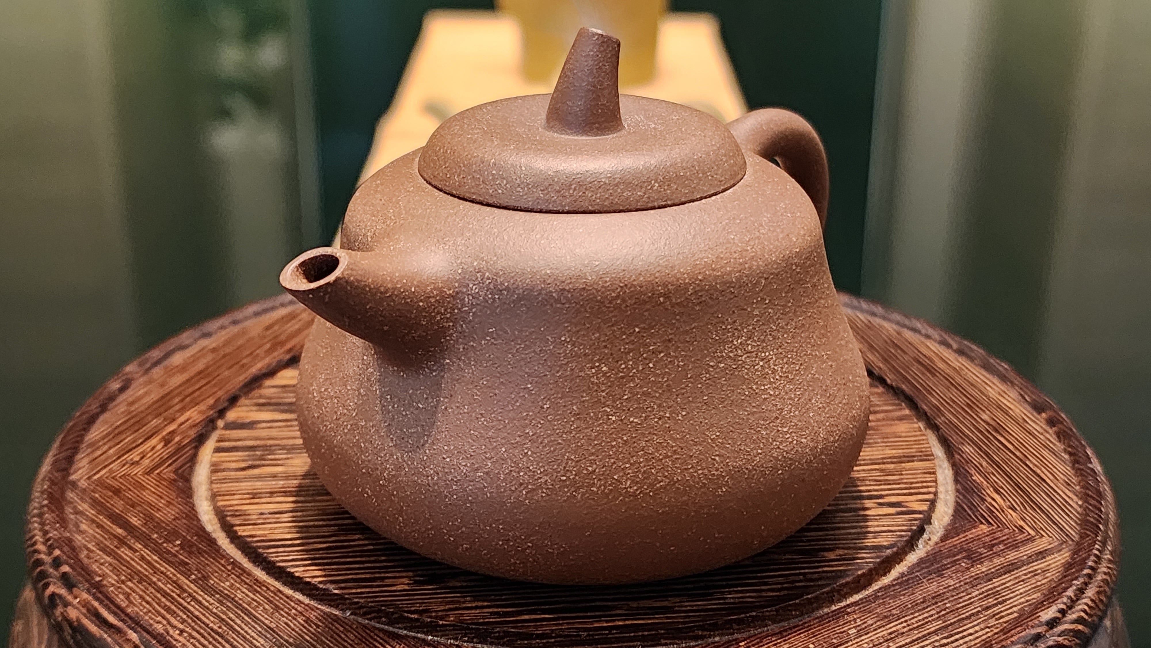 Hu Lu 葫芦, 180ml, Gu Fa Lian Ni (Most Archaic Clay Forming) ~ Lao Duan Ni *古法练泥~老段泥, L4 Assoc Master Du Cheng Yao 堵程尧。