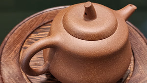 Hu Lu 葫芦, 180ml, Gu Fa Lian Ni (Most Archaic Clay Forming) ~ Lao Duan Ni *古法练泥~老段泥, L4 Assoc Master Du Cheng Yao 堵程尧。