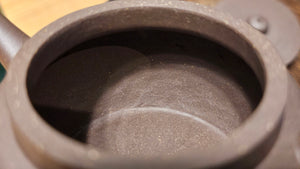 Ping Gai Lian Zi 平盖莲子, 150ml, Gu Fa Lian Ni (Most Archaic Clay Forming) ~ Qing Hui Duan Ni *古法练泥~青灰段泥, L4 Assoc Master Du Cheng Yao 堵程尧。