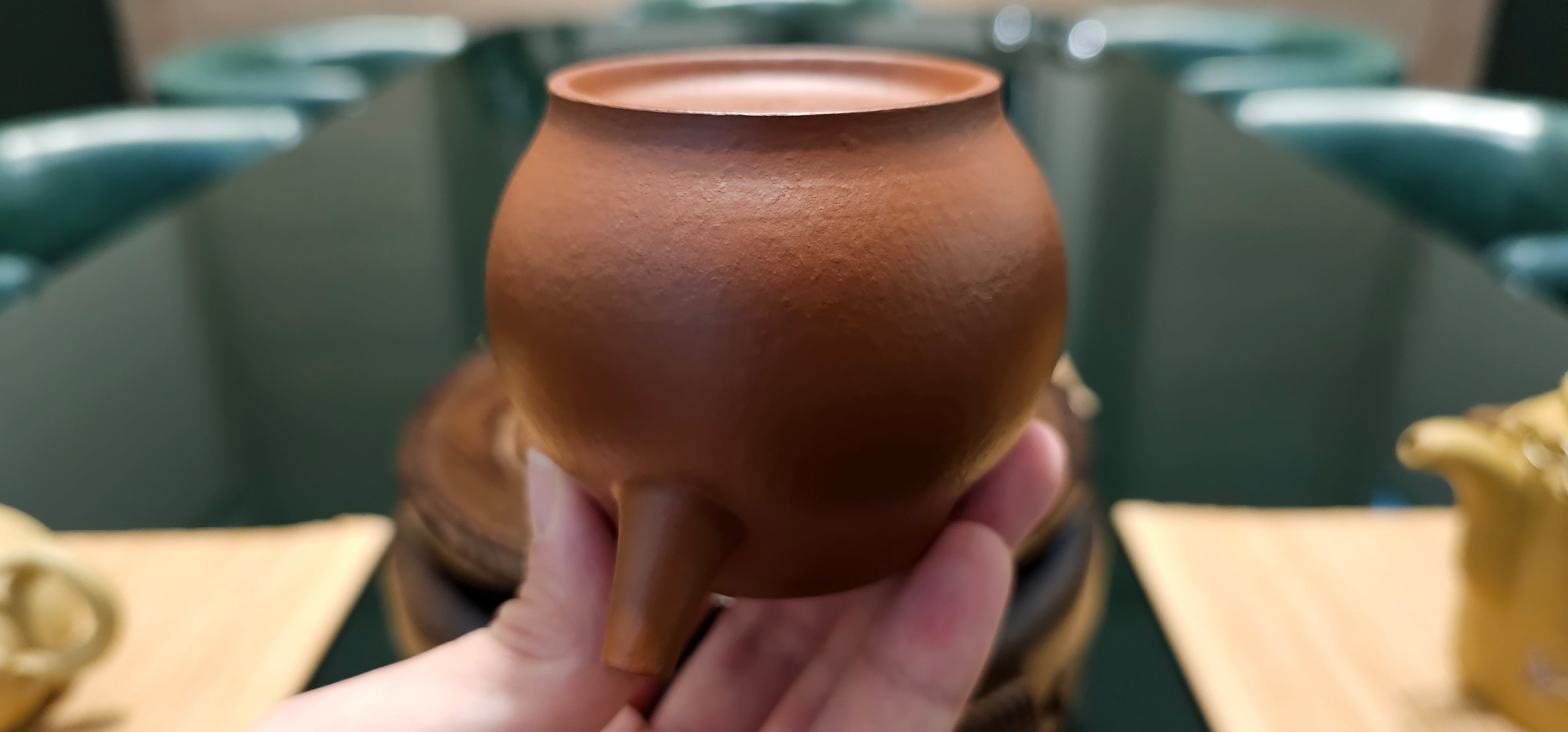 Long Dan 龙蛋, 150ml, Gu Fa Lian Ni (Most Archaic Clay Forming) ~ XiaoMeiYao ZhuNi *古法练泥~小煤窑朱泥, L4 Assoc Master Du Cheng Yao 堵程尧