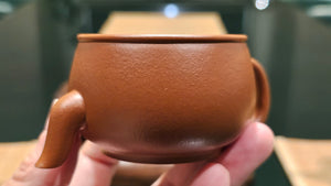 Qin He 琴鹤, 116ml, Gu Fa Lian Ni (Most Archaic Clay Forming) ~ Zhao Zhuang Zhu Ni *古法练泥~赵庄朱泥, L4 Assoc Master Du Cheng Yao 堵程尧