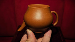 Weng Xing 翁形, 115ml, Gu Fa Lian Ni (Most Archaic Clay Forming) ~ Zhu Ni *古法练泥~本山朱泥, L4 Assoc Master Du Cheng Yao 堵程尧。