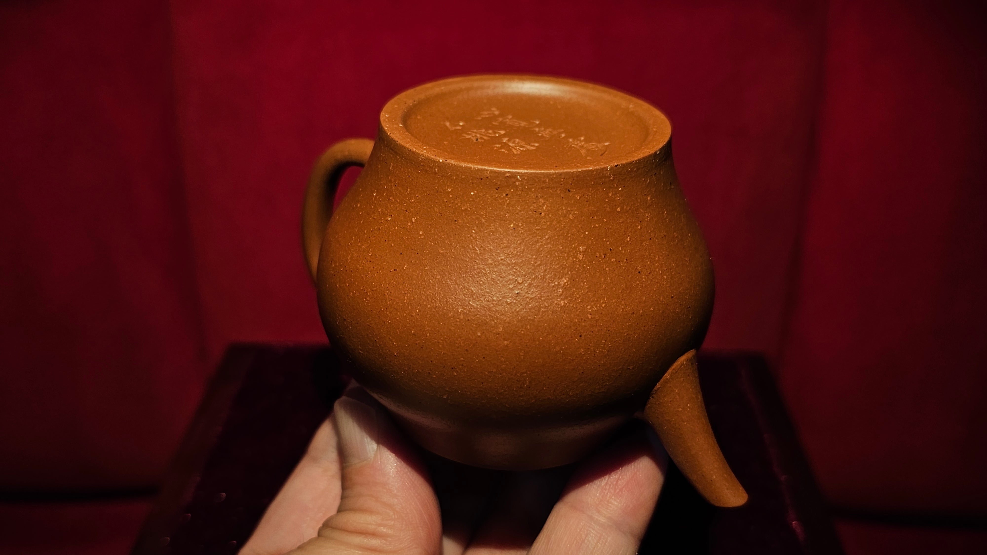 Weng Xing 翁形, 115ml, Gu Fa Lian Ni (Most Archaic Clay Forming) ~ Zhu Ni *古法练泥~朱泥, L4 Assoc Master Du Cheng Yao 堵程尧