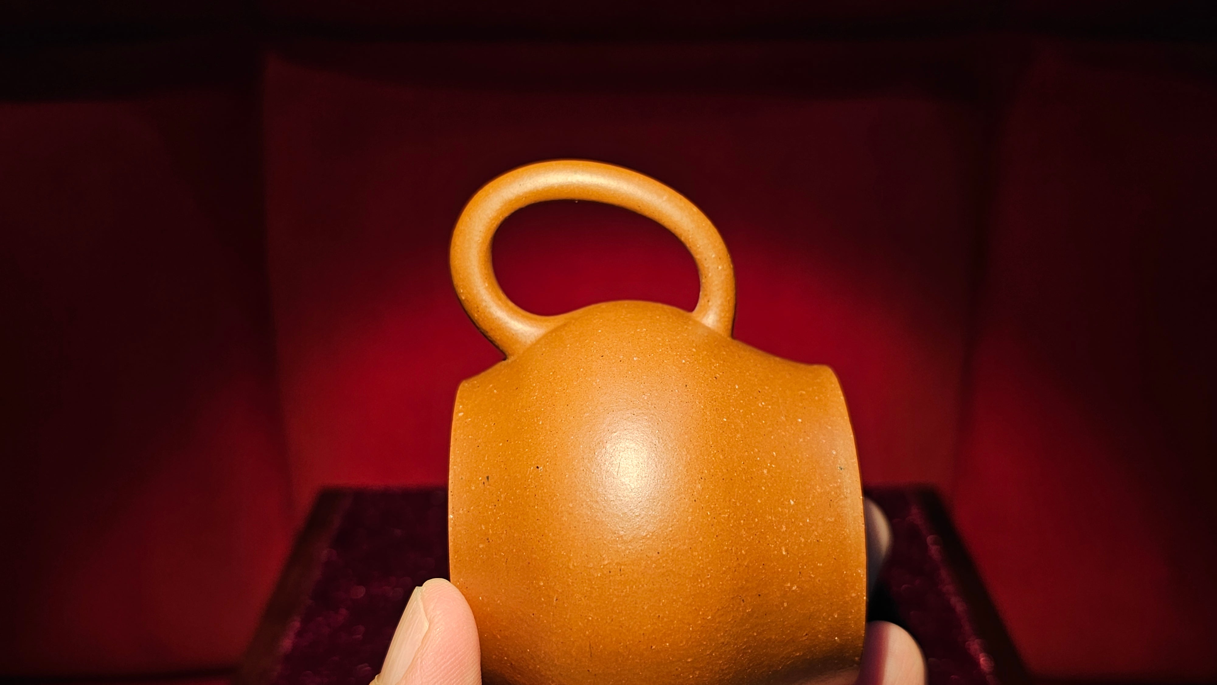 Weng Xing 翁形, 115ml, Gu Fa Lian Ni (Most Archaic Clay Forming) ~ Zhu Ni *古法练泥~本山朱泥, L4 Assoc Master Du Cheng Yao 堵程尧。