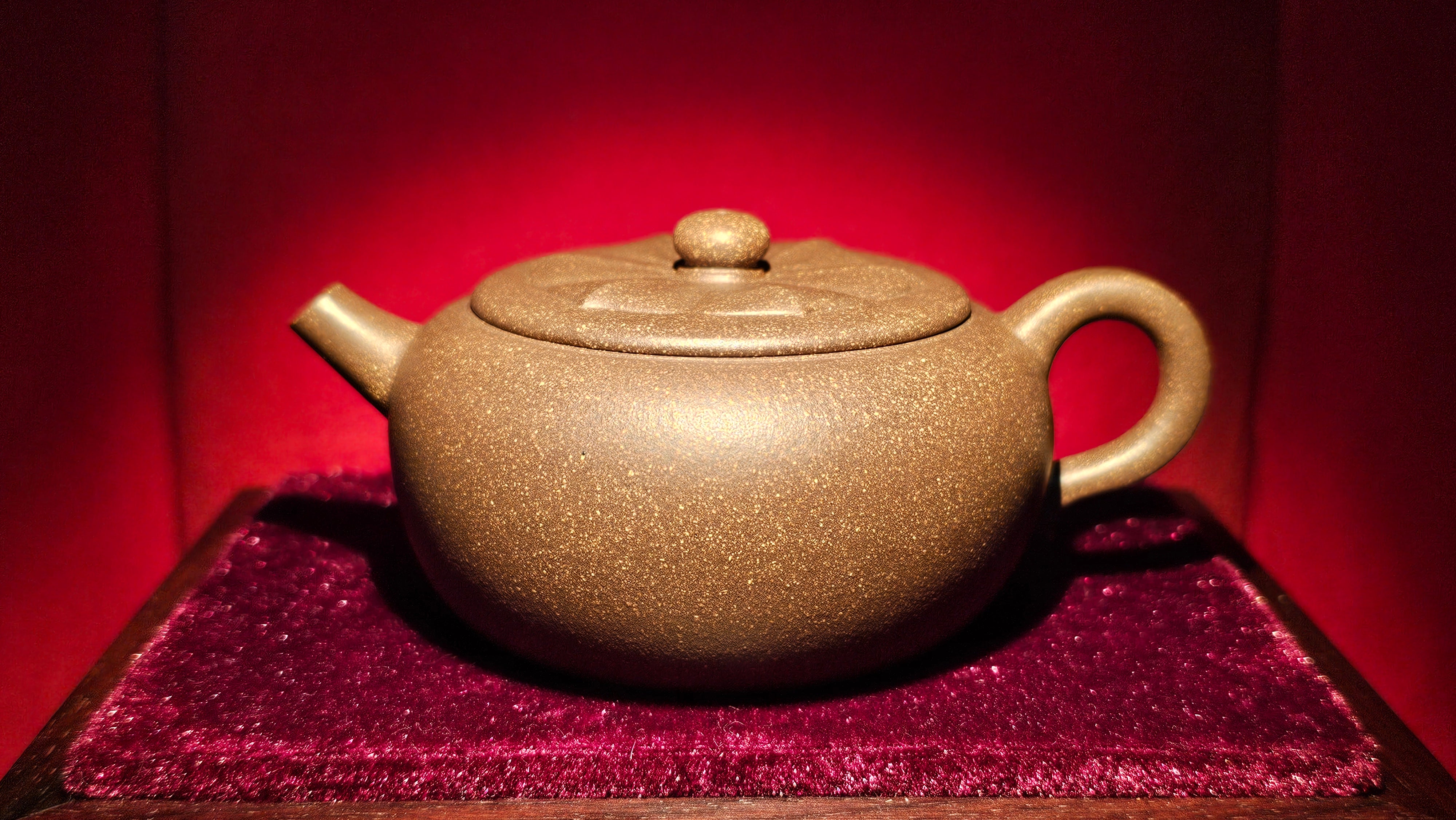 Lian Pu 莲蒲, 162.0ml, Gu Fa Lian Ni (Most Archaic Clay Forming)~DiCaoQing+DuanNi (Tiao Sha) *古法练泥~底槽青+段泥(调砂), L4 Assoc Master Du Cheng Yao 堵程尧。