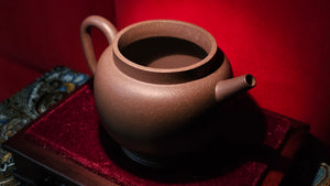 Ping Gai Gong Deng 平盖宫灯, 210.5ml, Gu Fa Lian Ni (Most Archaic Clay Forming) ~ Qing Hui Duan Ni *古法练泥~青灰段泥, L4 Assoc Master Du Cheng Yao 堵程尧