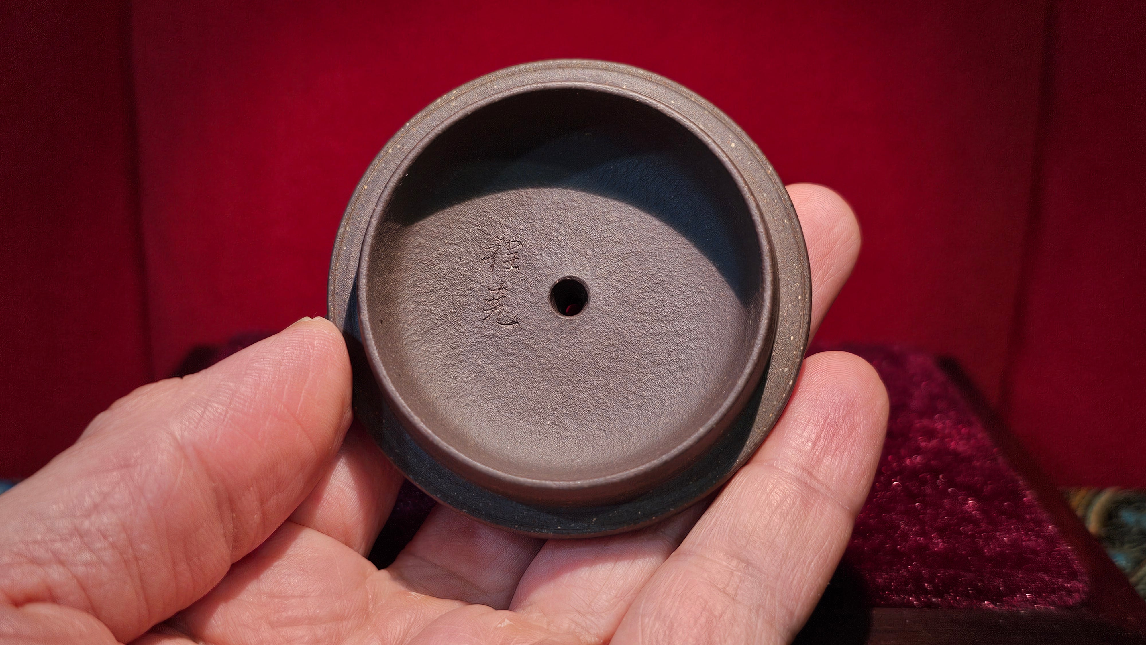 Ping Gai Gong Deng 平盖宫灯, 210.5ml, Gu Fa Lian Ni (Most Archaic Clay Forming) ~ Qing Hui Duan Ni *古法练泥~青灰段泥, L4 Assoc Master Du Cheng Yao 堵程尧