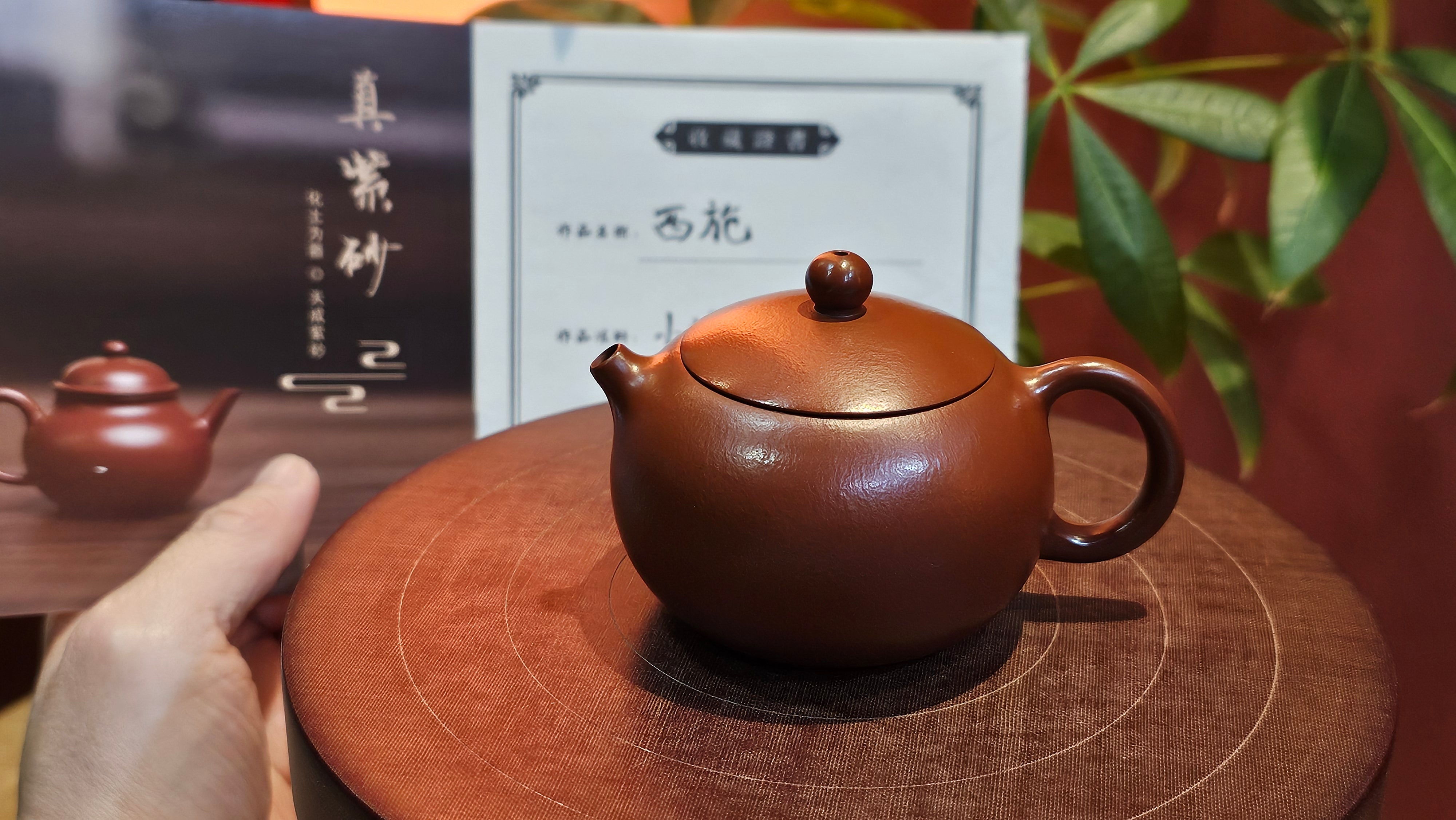 Xi Shi 西施, 119.0ml, XiaoMeiYao ZhuNi 小煤窑朱泥, by our Collaborative Craftsman Zhai Yi Yao 翟一耀。