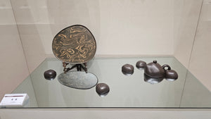 溪趣 "Pebbles In The Water Stream" (七件茶具) - National Grand Master of The Arts, Cao Ya Lin.  国家工艺美术大师, 曹亚麟。