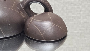 溪趣 "Pebbles In The Water Stream" (七件茶具) - National Grand Master of The Arts, Cao Ya Lin.  国家工艺美术大师, 曹亚麟。