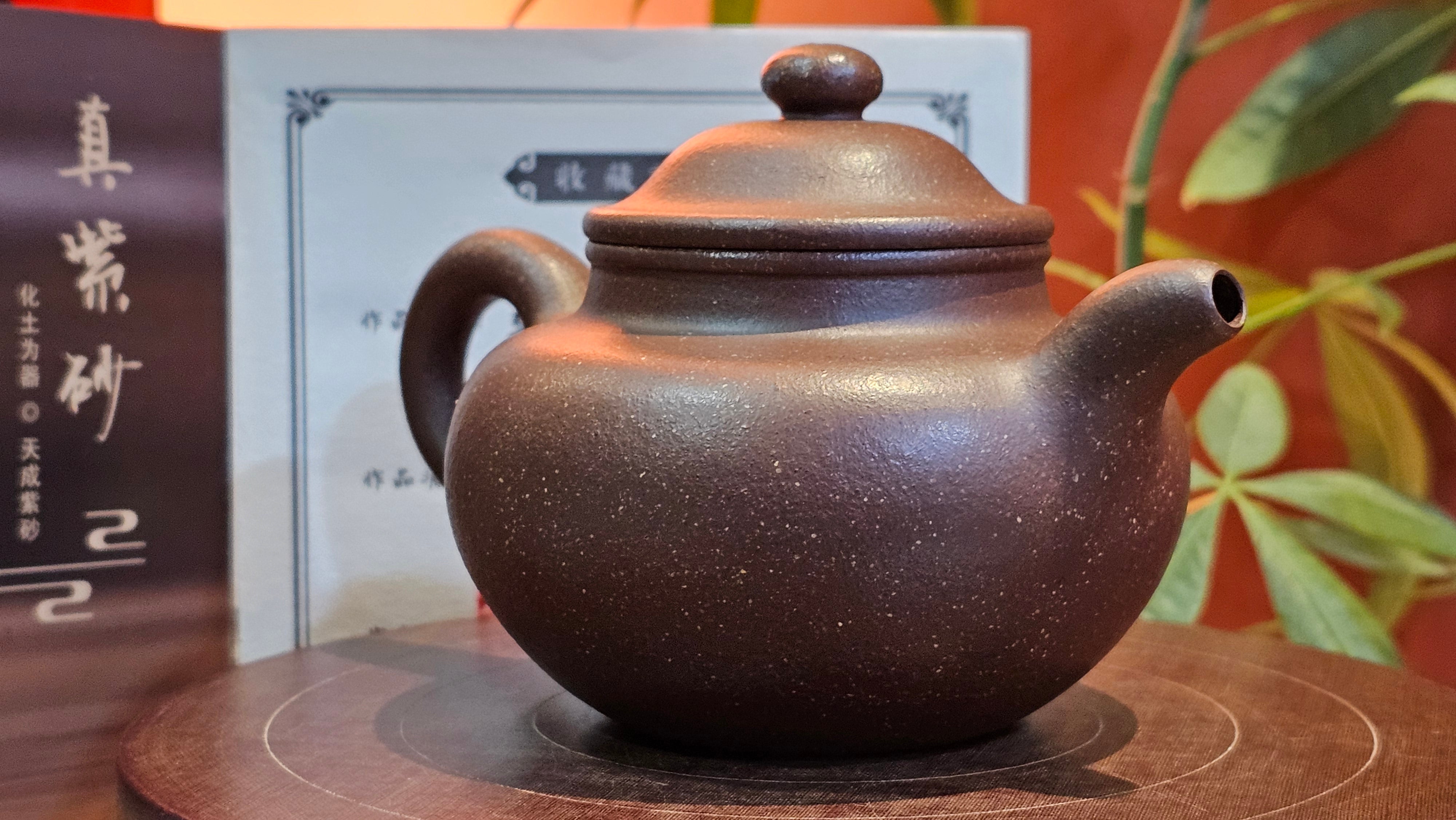 Lian Zi 莲子, 259.9ml, Lao Zi Ni 老紫泥 (Particular High Graininess, and Low Sieve Count), by Craftsman Chen Fa Chu 陈法初。