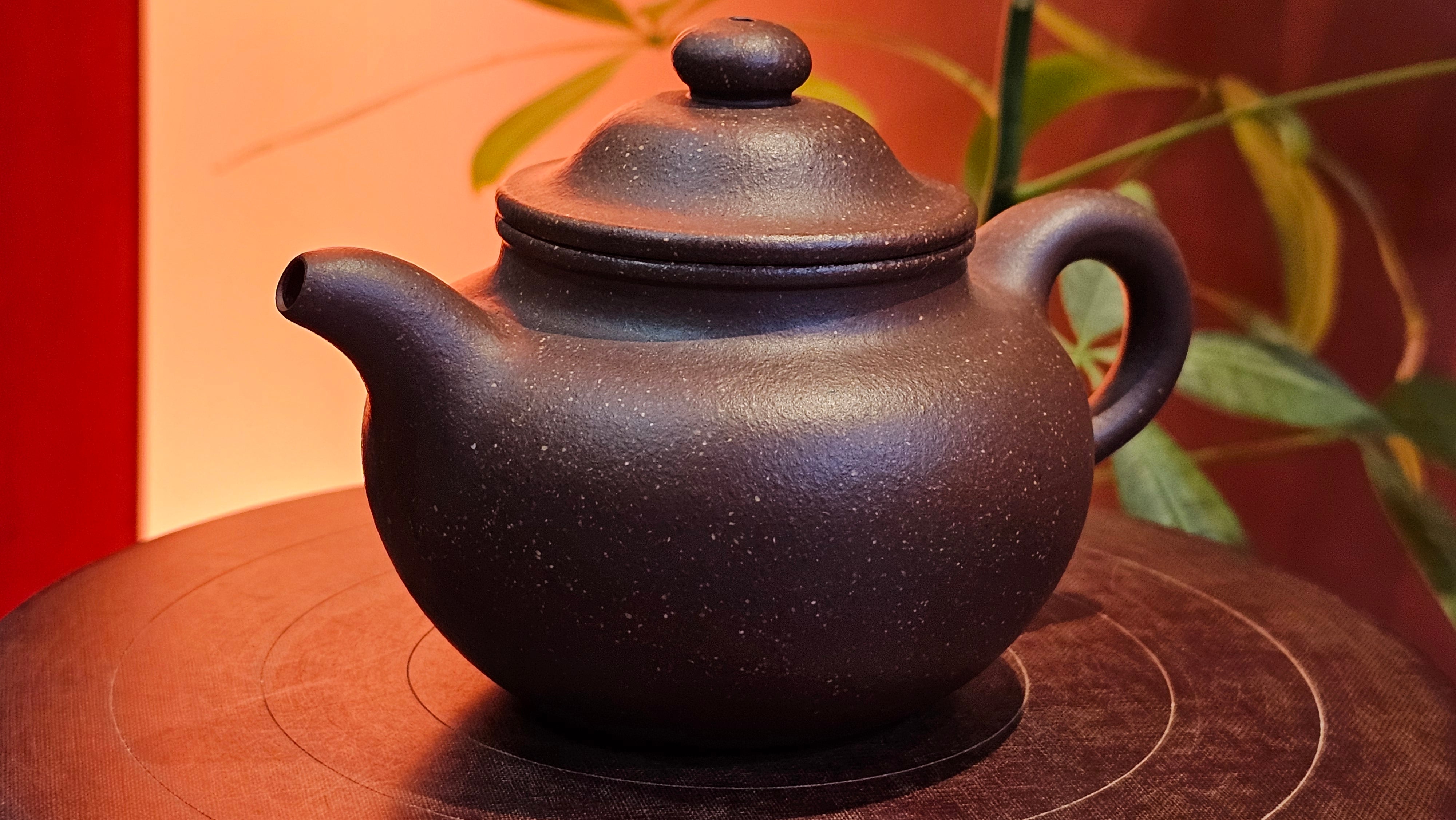 Lian Zi 莲子, 188.0ml, Lao Zi Ni 老紫泥 (Particular High Graininess, and Low Sieve Count), by Craftsman Chen Fa Chu 陈法初。