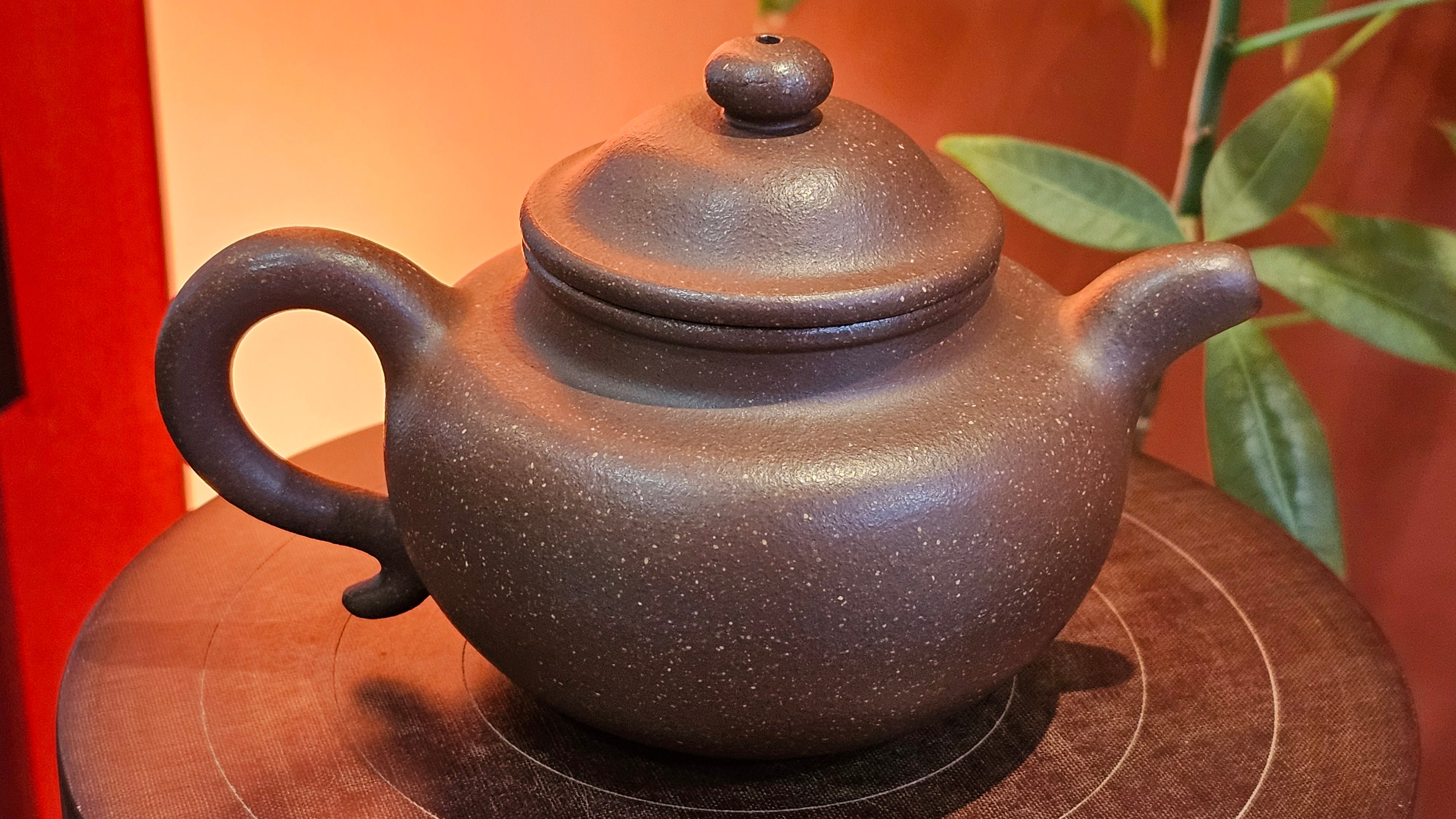 Lian Zi 莲子, 260.0ml, Lao Zi Ni 老紫泥 (Particular High Graininess, and Low Sieve Count), by Craftsman Chen Fa Chu 陈法初。