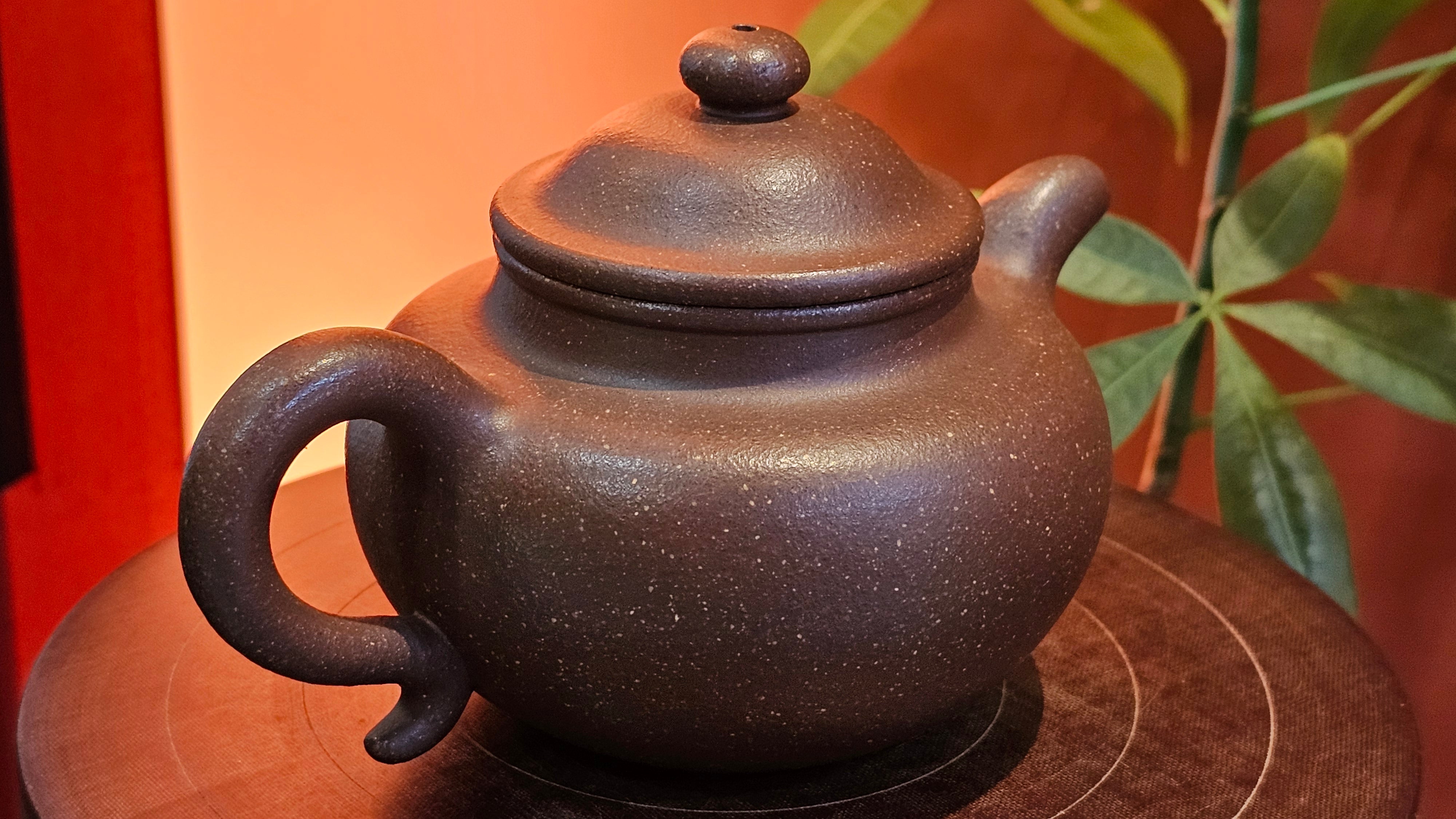 Lian Zi 莲子, 260.0ml, Lao Zi Ni 老紫泥 (Particular High Graininess, and Low Sieve Count), by Craftsman Chen Fa Chu 陈法初。