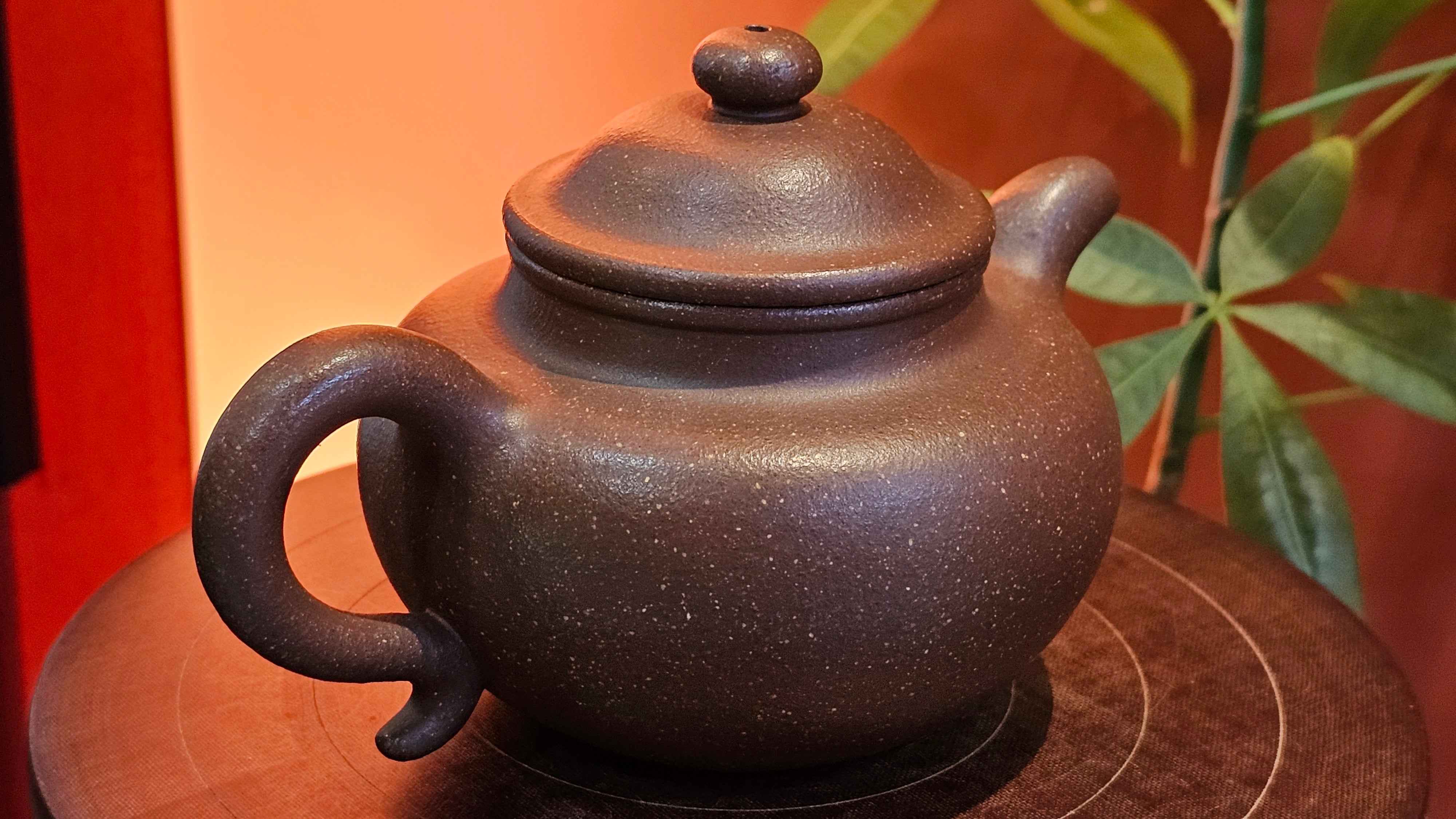 Lian Zi 莲子, 260.0ml, Lao Zi Ni 老紫泥 (Particular High Graininess, and Low Sieve Count), by Craftsman Chen Fa Chu 陈法初。