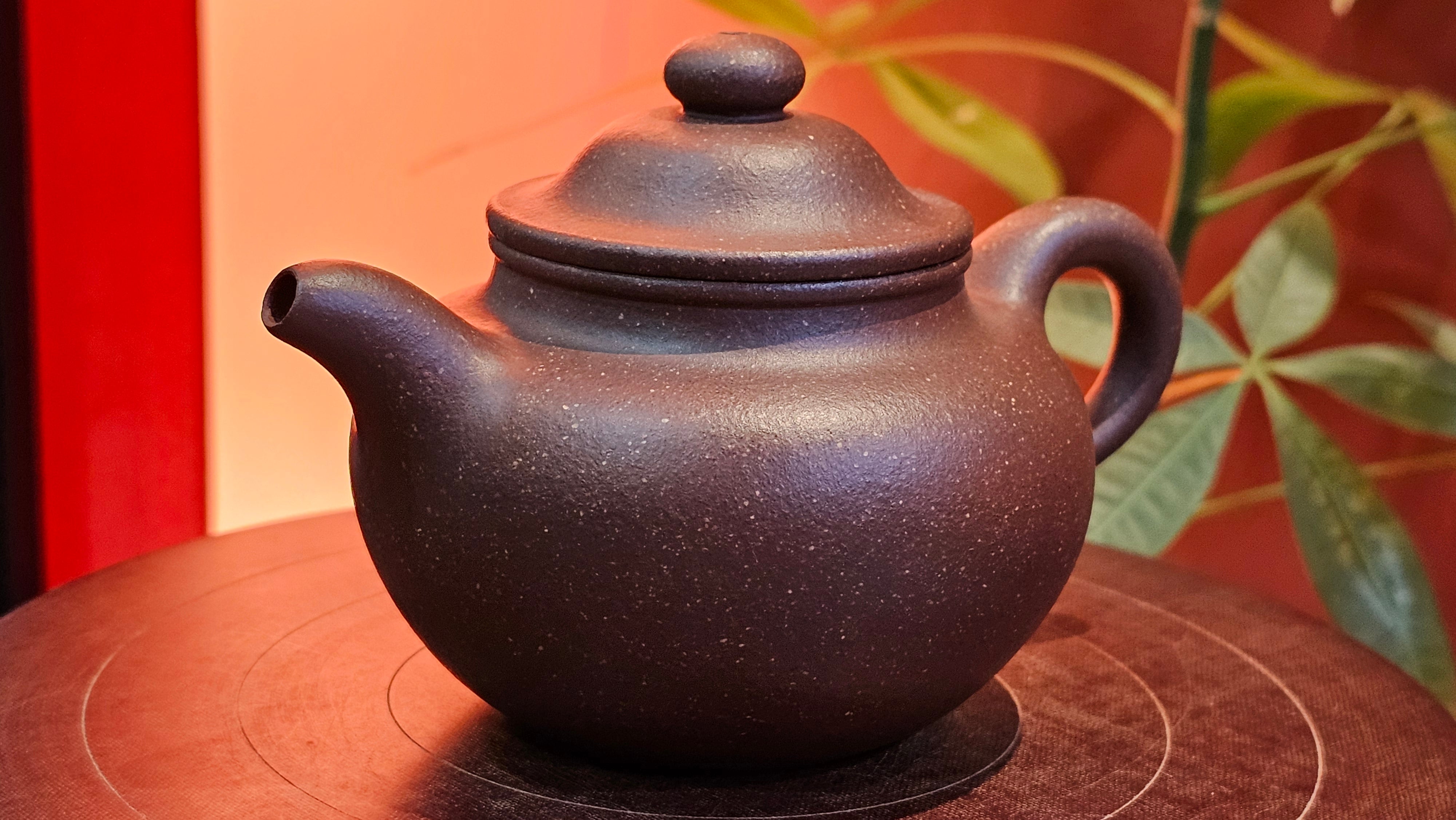 Lian Zi 莲子, 189.5ml, Lao Zi Ni 老紫泥 (Particular High Graininess, and Low Sieve Count), by Craftsman Chen Fa Chu 陈法初。