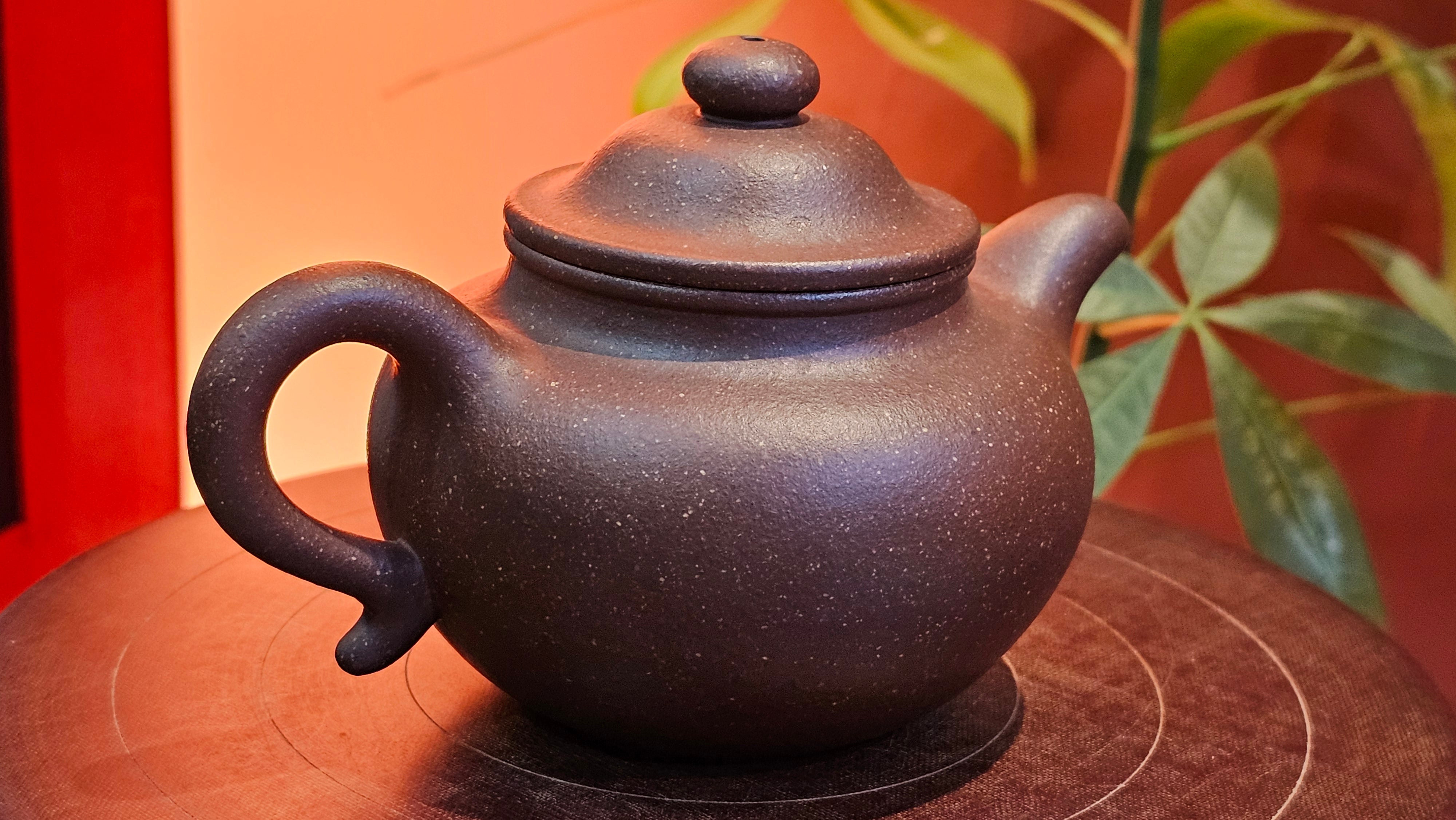 Lian Zi 莲子, 189.5ml, Lao Zi Ni 老紫泥 (Particular High Graininess, and Low Sieve Count), by Craftsman Chen Fa Chu 陈法初。