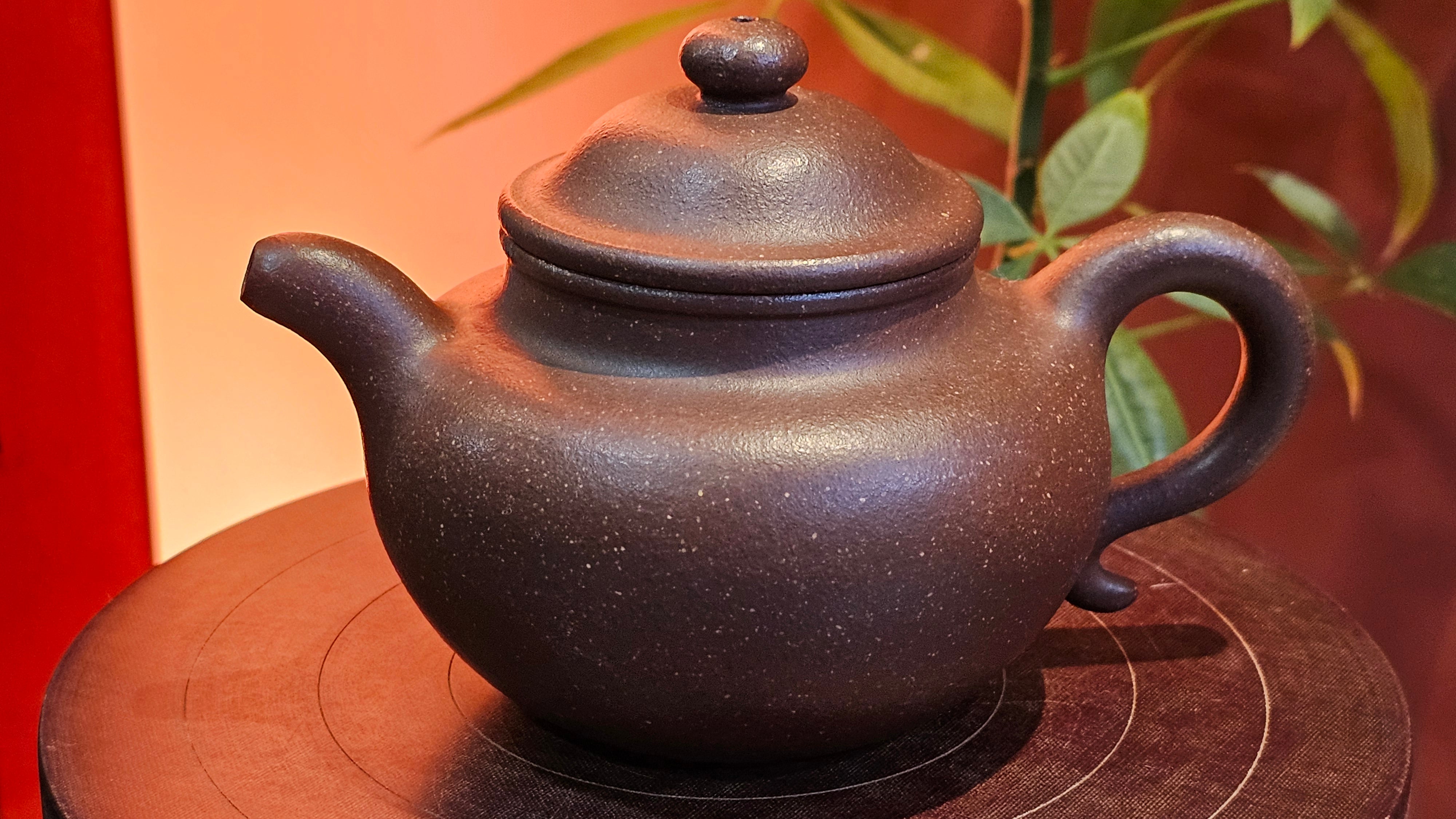 Lian Zi 莲子, 263.0ml, Lao Zi Ni 老紫泥 (Particular High Graininess, and Low Sieve Count), by Craftsman Chen Fa Chu 陈法初。