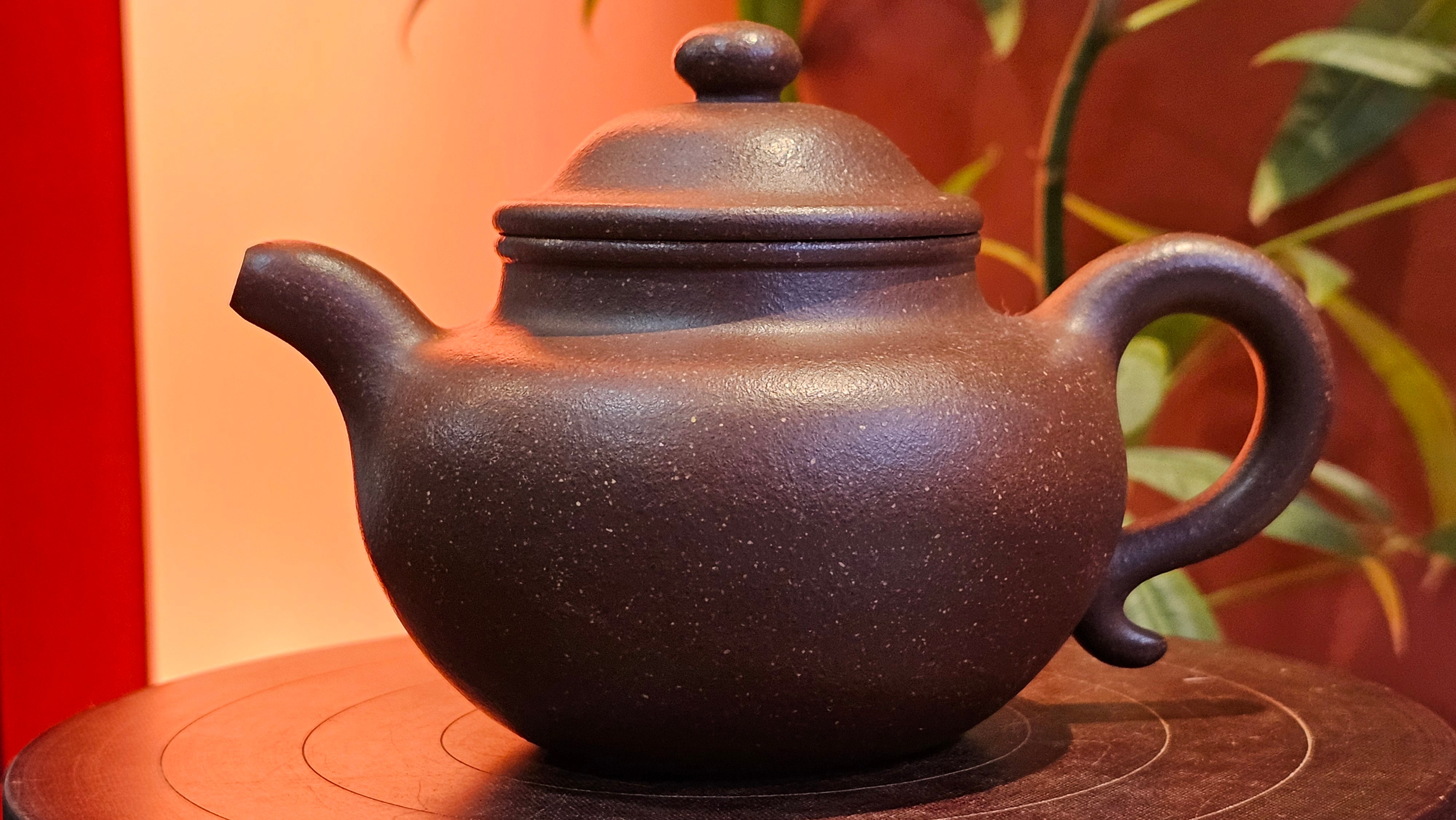 Lian Zi 莲子, 263.0ml, Lao Zi Ni 老紫泥 (Particular High Graininess, and Low Sieve Count), by Craftsman Chen Fa Chu 陈法初。