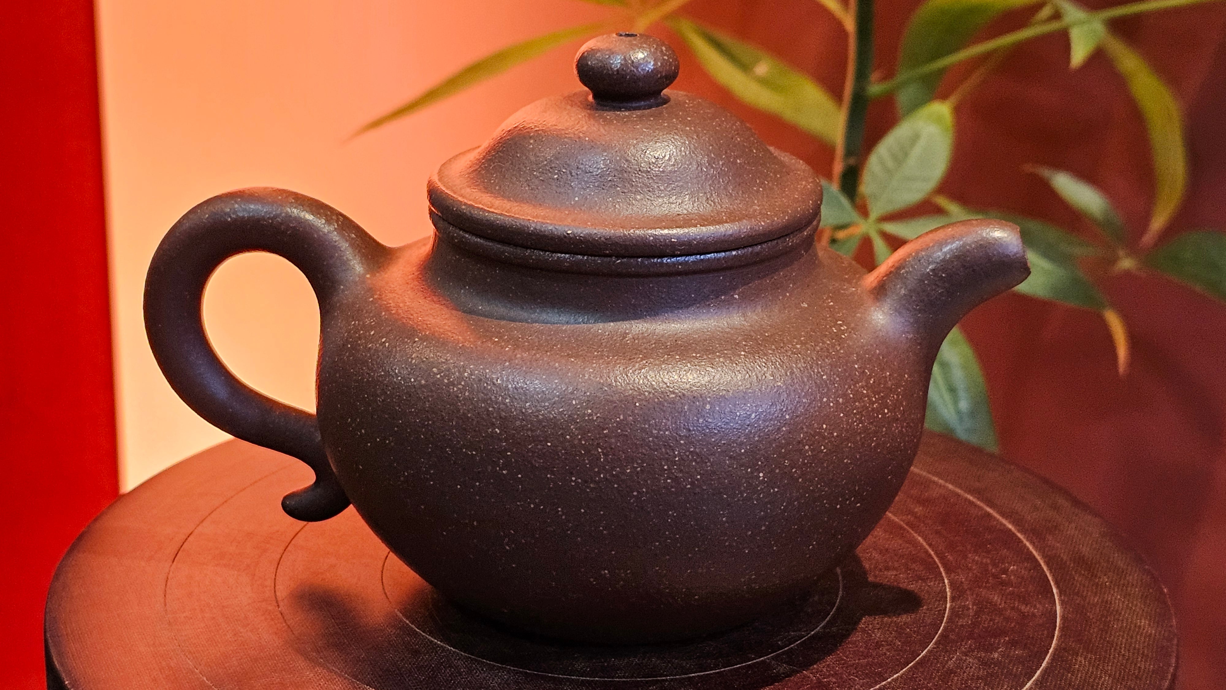 Lian Zi 莲子, 263.0ml, Lao Zi Ni 老紫泥 (Particular High Graininess, and Low Sieve Count), by Craftsman Chen Fa Chu 陈法初。