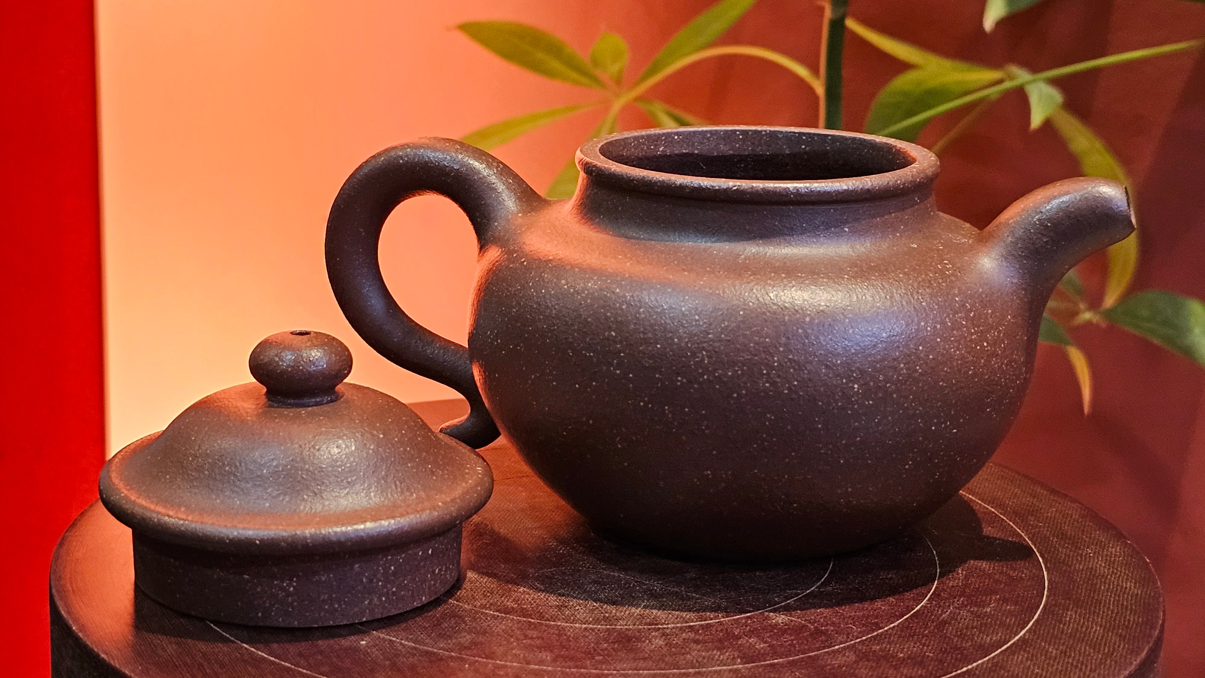 Lian Zi 莲子, 263.0ml, Lao Zi Ni 老紫泥 (Particular High Graininess, and Low Sieve Count), by Craftsman Chen Fa Chu 陈法初。