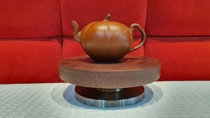 Nan Gua 南瓜, Rare and Difficult to Form, Thin-Walled XiaoMeiYao ZhuNi NanGua (Pumpkin) Ornate Pot, 稀有 薄胎 小煤窑朱泥 南瓜。