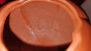 Nan Gua 南瓜, Rare and Difficult to Form, Thin-Walled XiaoMeiYao ZhuNi NanGua (Pumpkin) Ornate Pot, 稀有 薄胎 小煤窑朱泥 南瓜。