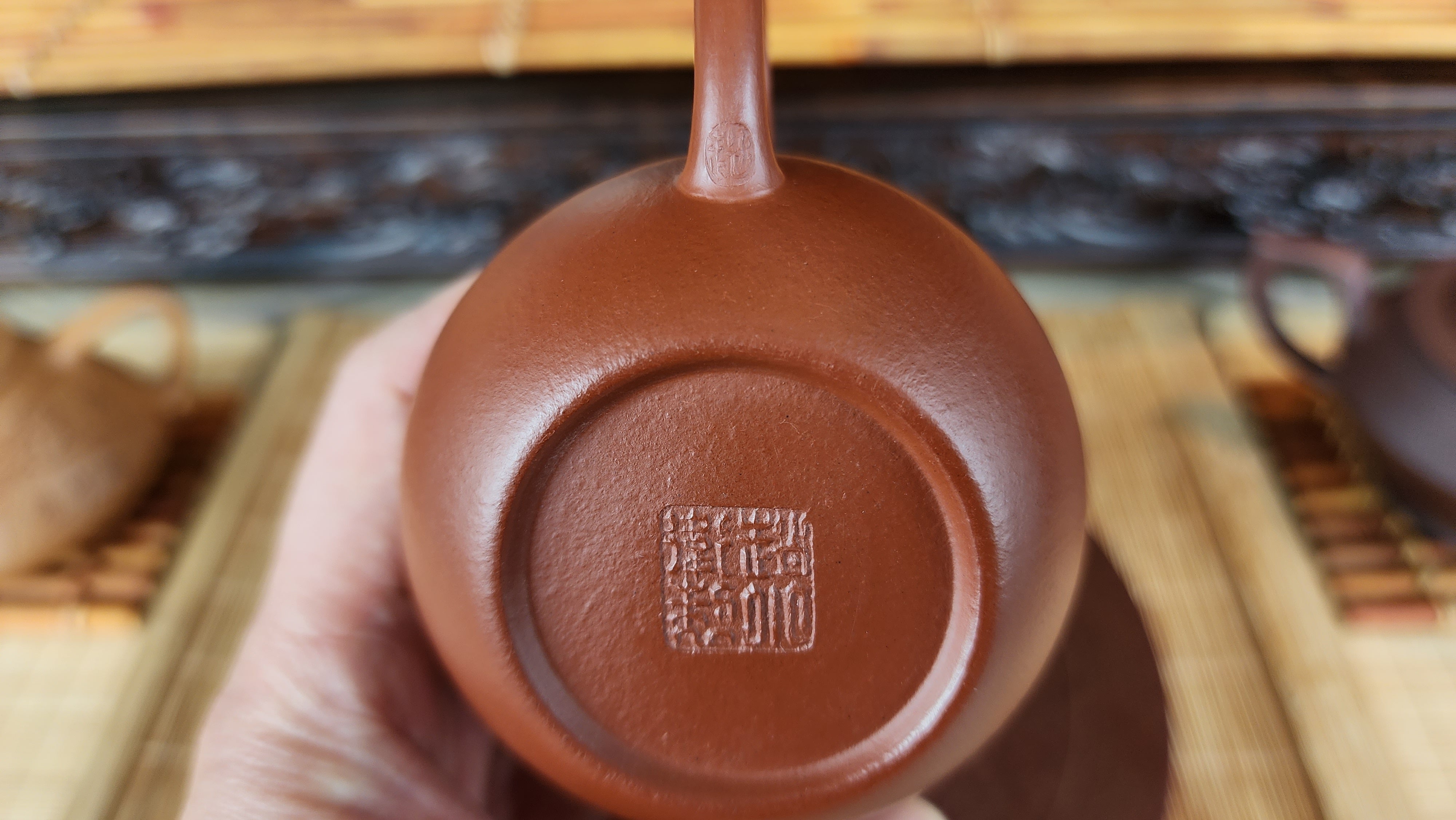 Si Ting 思亭, 137ml, XiaoMeiYao ZhuNi 小煤窑朱泥, by our collaborative Craftsman Zhao Xiao Wei 赵小卫。