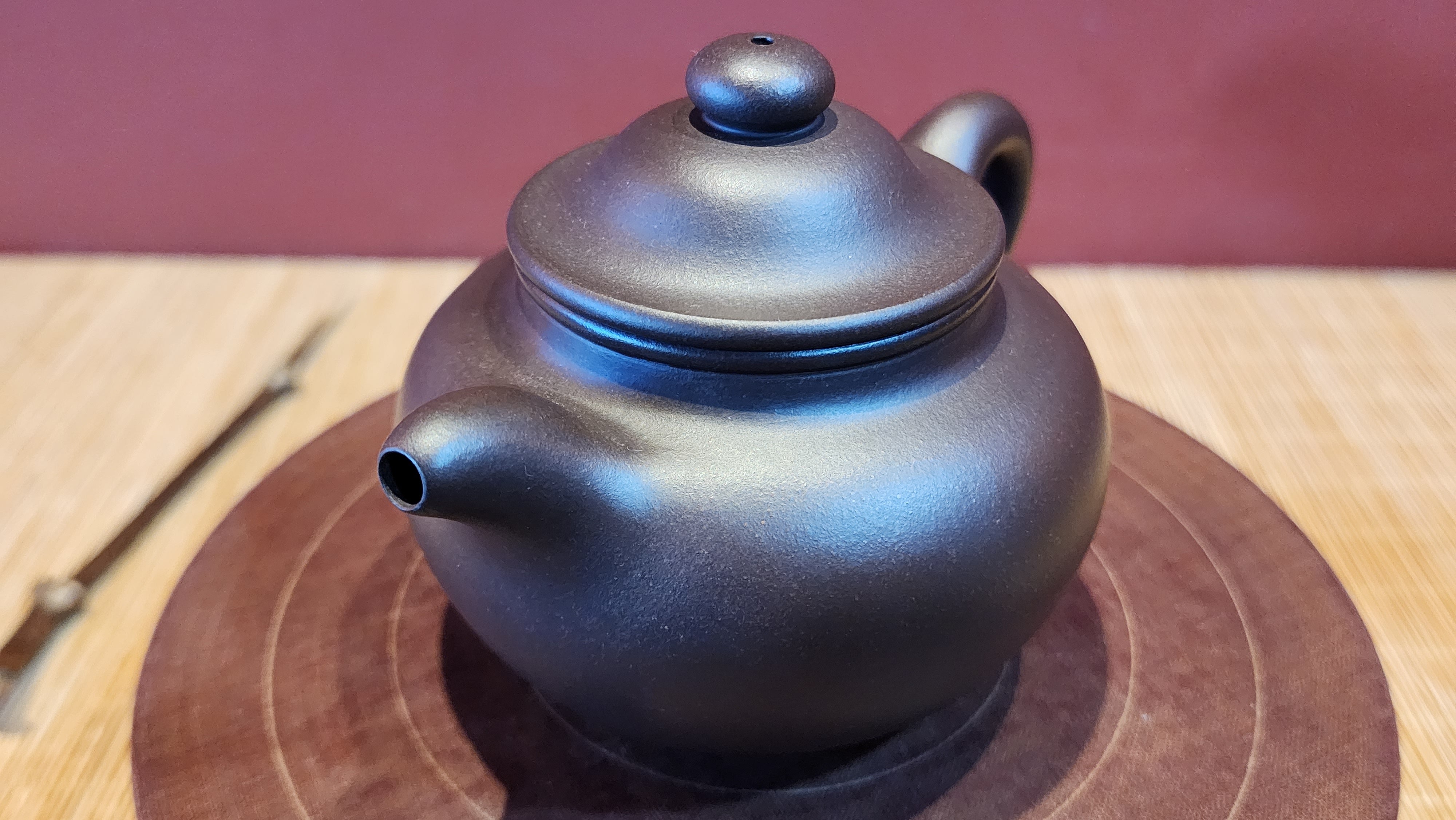 Lian Zi 莲子, 260ml, Lao Zi Ni 老紫泥, by our Collaborative Craftsman Chen Fa Chu 陈法初。