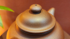 Lian Zi 莲子, 302ml, Di Cao Qing Zi Ni 老紫泥, by our Collaborative Craftsman Chen Fa Chu 陈法初。