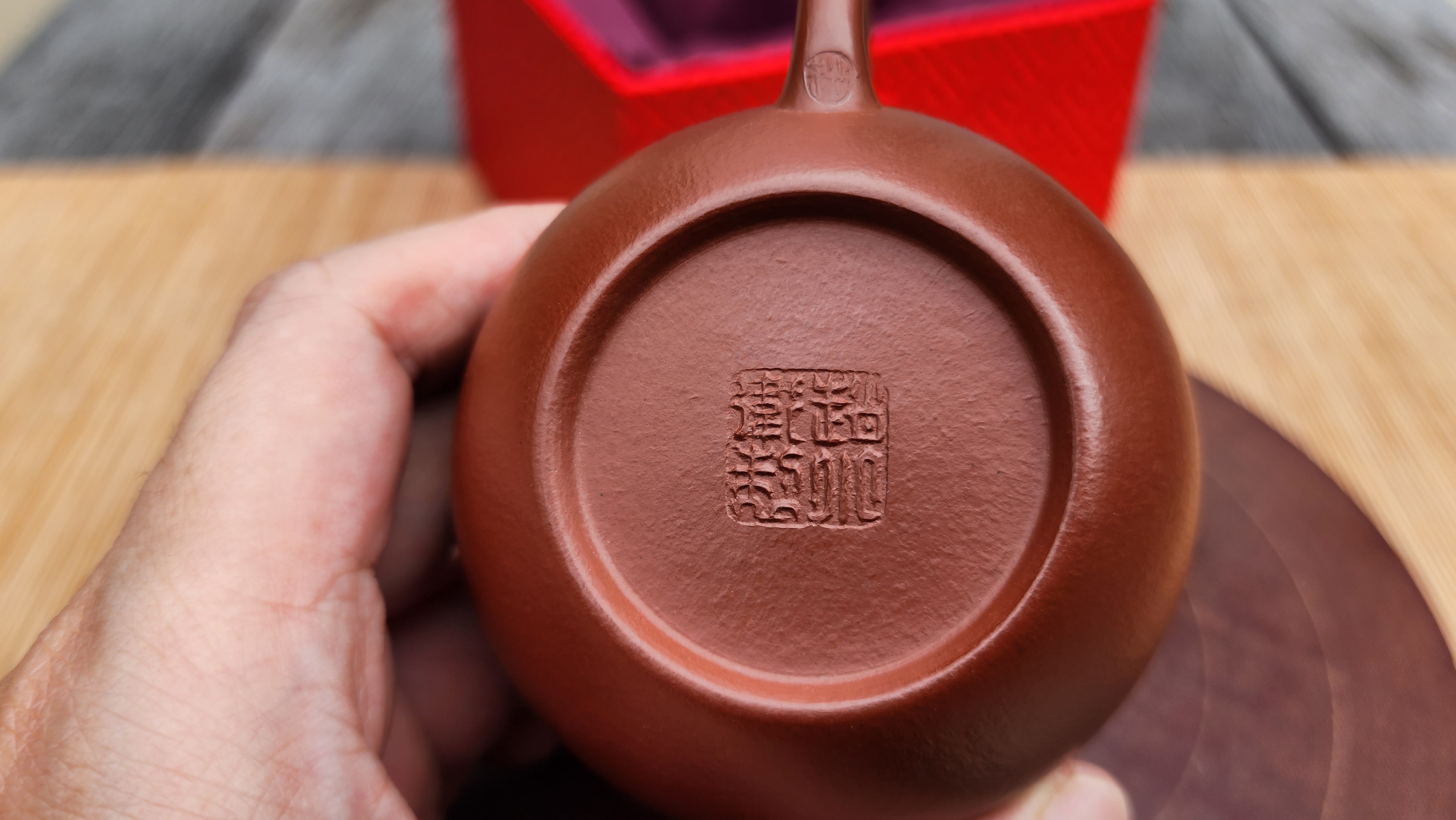 Si Ting 思亭, 138ml, XiaoMeiYao ZhuNi 小煤窑朱泥, by our collaborative Craftsman Zhao Xiao Wei 赵小卫。