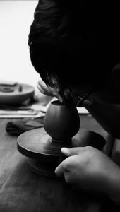 Qiu Shui 秋水, Gu Fa Lian Ni (Most Archaic Clay Forming) ~ Zhu Ni *古法练泥~朱泥, L4 Assoc Master Du Cheng Yao 堵程尧。
