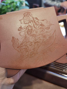 "General Guan Yu" 关羽将军  - Engraving by Renowned YiXing's Top Realism Art Engraver YiDian 一颠 - contact for quote.